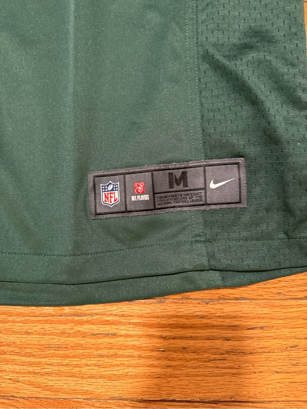 NFL Green #55 Men's Football Jersey with Yellow and White Trim - Picture 3 of 4